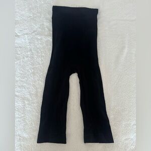 Kymar High Waist Wide Band Mid Thigh Short Shaper Size XL Black EUC